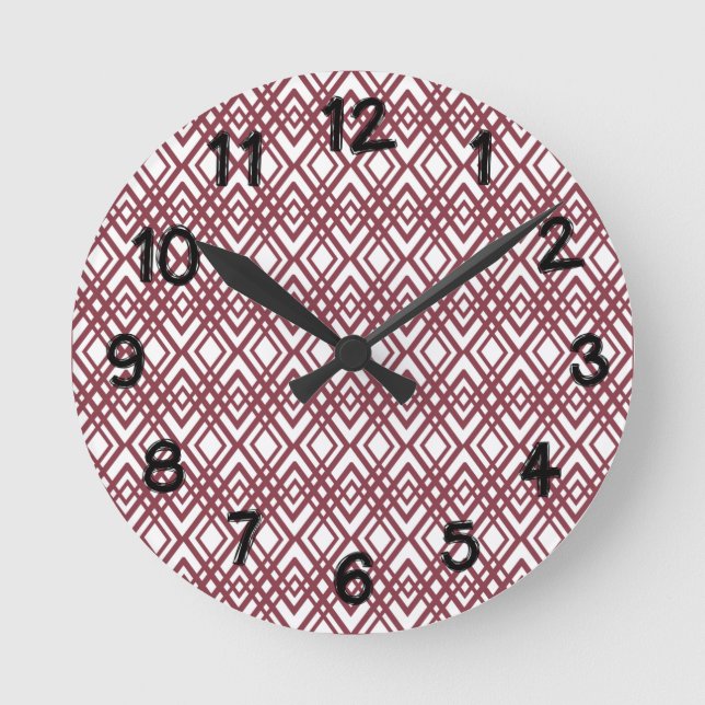Horloge Ronde Diamants Art déco (Recto)