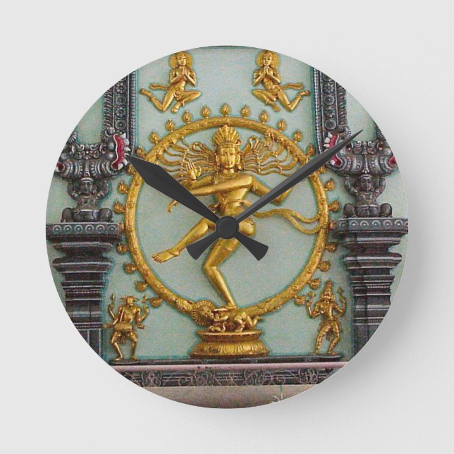Horloge Ronde dieux hindous, Shiva (Recto)
