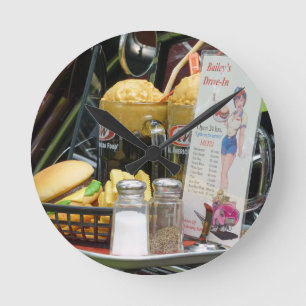 Horloge Ronde Dîner Fin