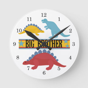 Horloge Ronde Dinosaur Big Brother