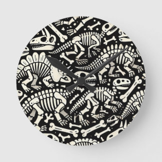 Horloge Ronde Dinosaur Bone Adventure
