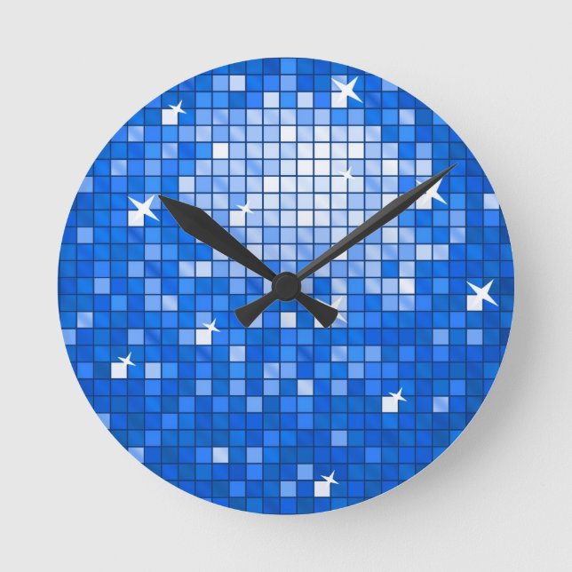 Horloge Ronde Disco Tiles (Recto)