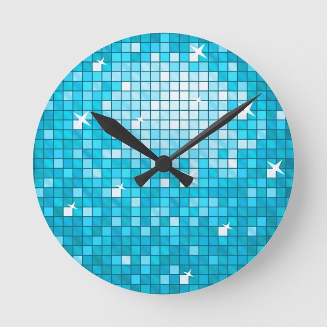 Horloge Ronde Disco Tiles (Recto)
