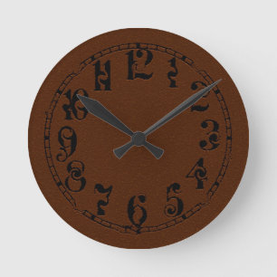 Horloge Ronde Distorsion de Steampunk