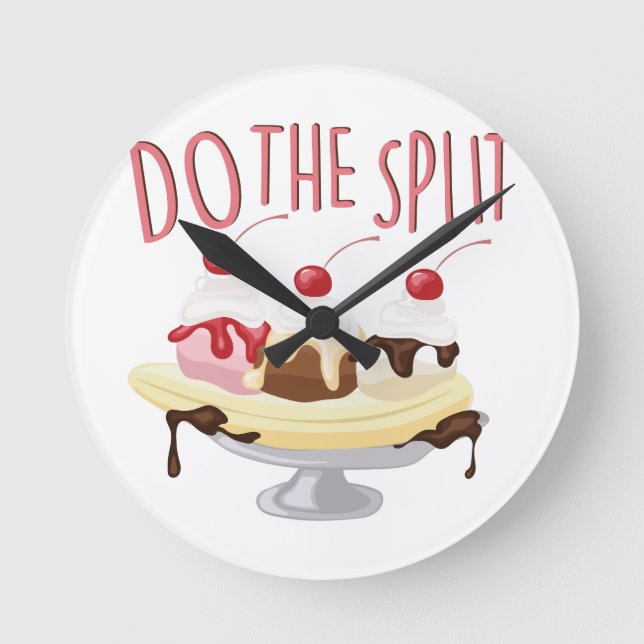 Horloge Ronde Do the Split (Recto)