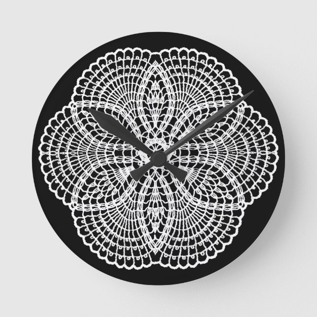 Horloge Ronde Doily Art (Recto)