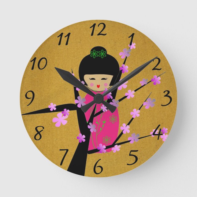 Horloge Ronde Dollar asiatique (Recto)