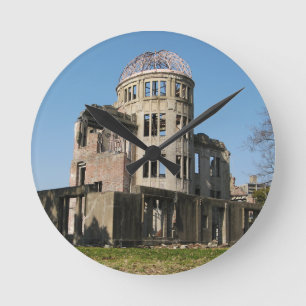 Horloge Ronde Dôme de la bombe atomique, Hiroshima, Japon