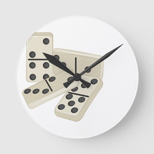 Horloge Ronde Dominoès (Recto)