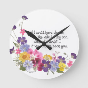 Horloge Ronde Don de belle-fille