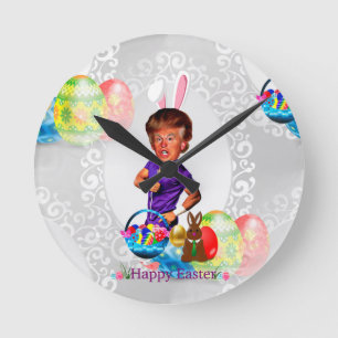 Horloge Ronde donald trump