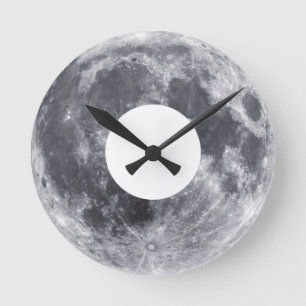 Horloge Ronde Donut de Lune