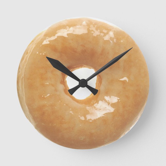 Horloge Ronde Donut glacé (Recto)
