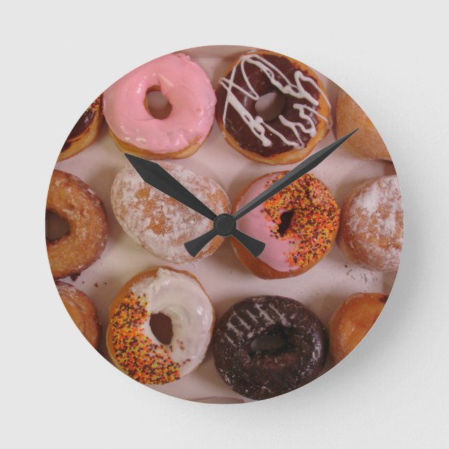 HORLOGE RONDE DONUTS ! (Recto)