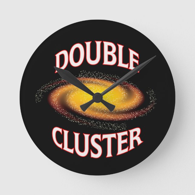 HORLOGE RONDE DOUBLE CLUSTER (Recto)