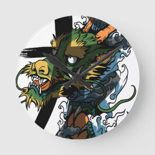 Horloge Ronde Dragon