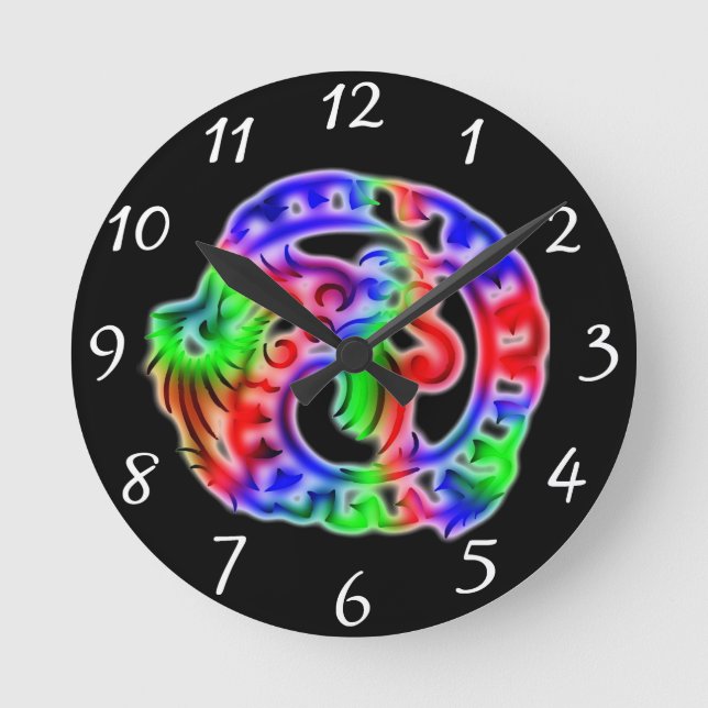 Horloge Ronde Dragon (Recto)