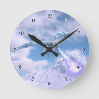 Horloge Ronde Dragon de Crystal