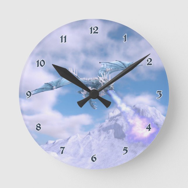 Horloge Ronde Dragon de Crystal (Recto)