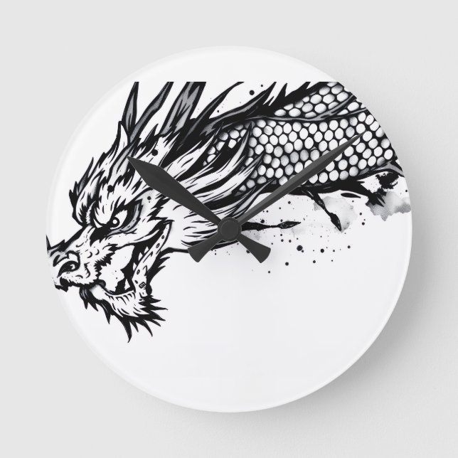 Horloge Ronde Dragon Échelle d'Ombre (Recto)