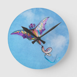 Horloge Ronde Dragon Kite