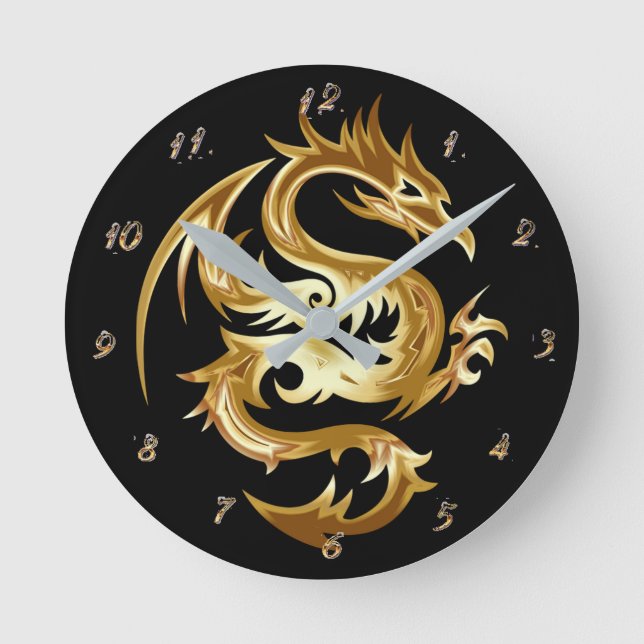 Horloge Ronde Dragon Medium Wall Clock (Recto)