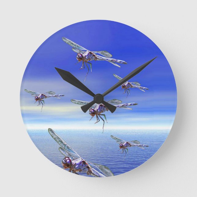 Horloge Ronde Dragonfly (Recto)