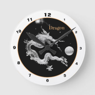 Horloge Ronde Dragons & Cristal Dragon Lore /Naissance du Dragon