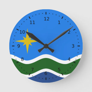 Horloge Ronde Drapeau de Duluth, Minnesota