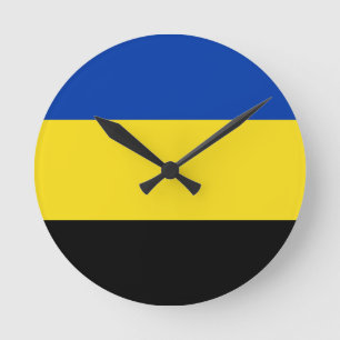 Horloge Ronde Drapeau de Gelderland
