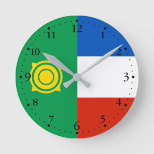 Horloge Ronde Drapeau de Khakassie