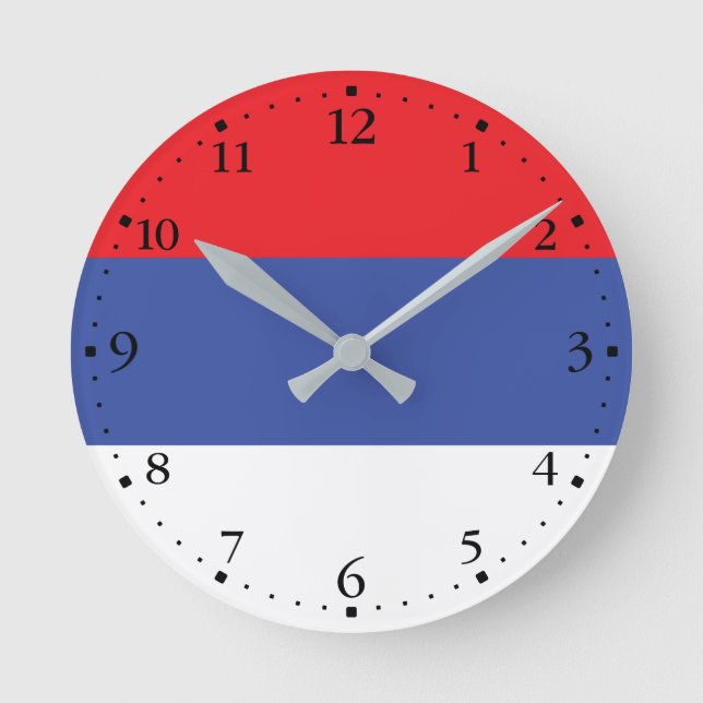 Horloge Ronde Drapeau de la Republika Srpska (Recto)