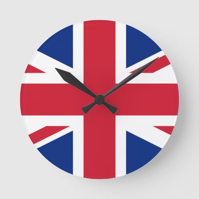 Horloge Ronde Drapeau du Royaume-Uni (Recto)