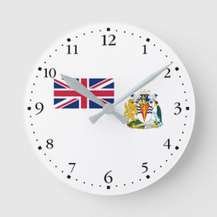 Horloge Ronde Drapeau du territoire antarctique britannique
