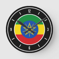 Drapeau éthiopien élégant