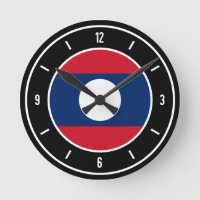 Drapeau Laos élégant