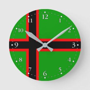 Horloge Ronde Drapeau national de Karelia
