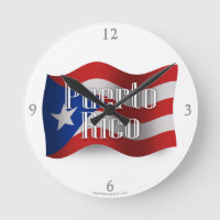 Drapeau Porto Rico Waving