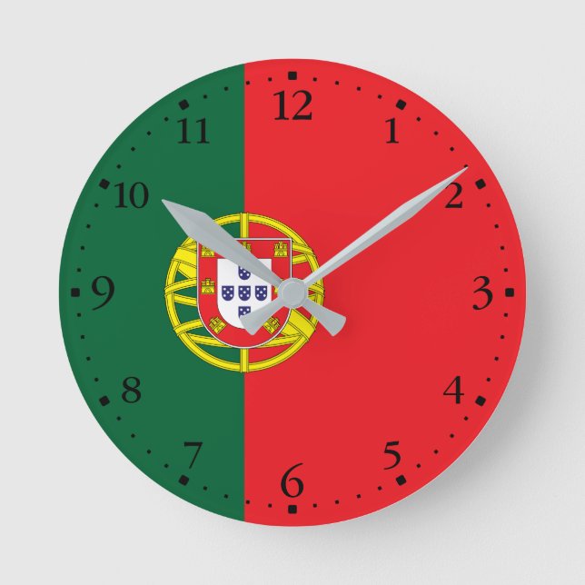 Horloge Ronde Drapeau Portugal (Recto)