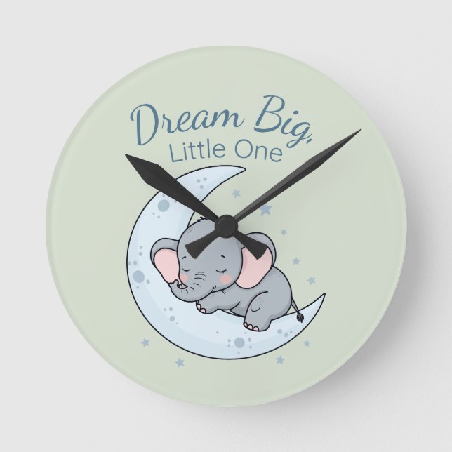 Horloge Ronde Dream Big, Little One (Recto)