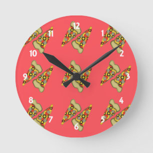 Horloge Ronde Dreaming of Pizza