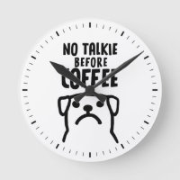 Drôle Chien Pas De Talkie Avant Café