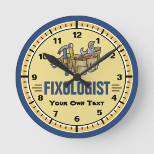 Horloge Ronde Drôle Personnaliser It Handyman