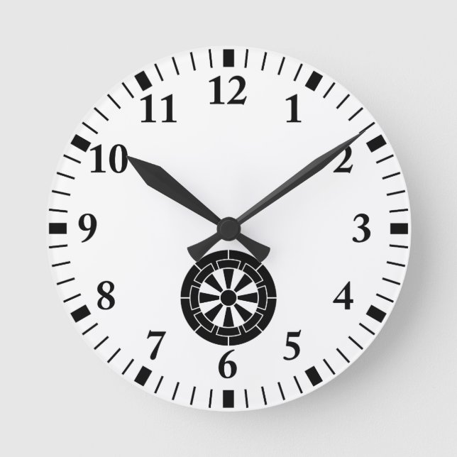Horloge ronde du chariot de Genji (Recto)