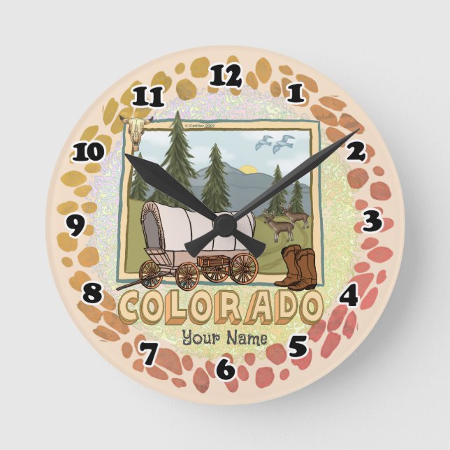 Horloge ronde du Colorado (Recto)