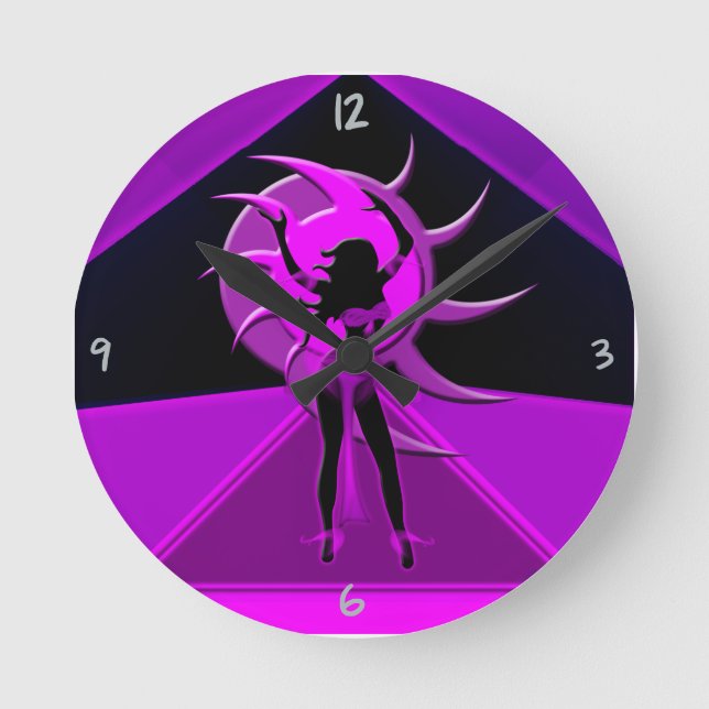 Horloge ronde du danseur *Onca* (Recto)