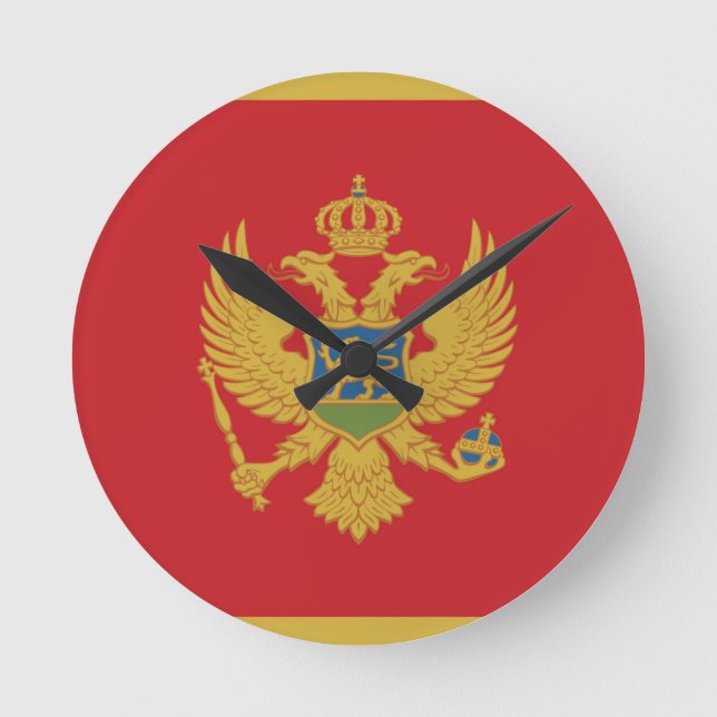 Horloge ronde du drapeau de Chypre (Recto)