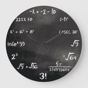 Horloge ronde du questionnaire mathématique (perso