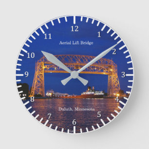 Horloge Ronde Duluth Aerial Lift Bridge & John G. Munson