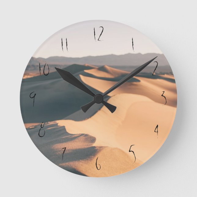 Horloge Ronde Dunes de sable de Mesquite dans la vallée de la Mo (Recto)